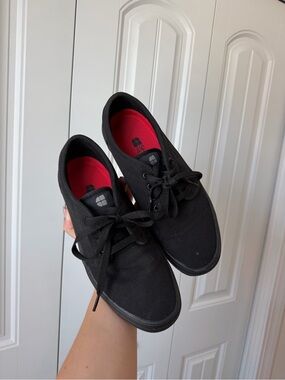 Shoes for Crews black non-slip low profile sneaker